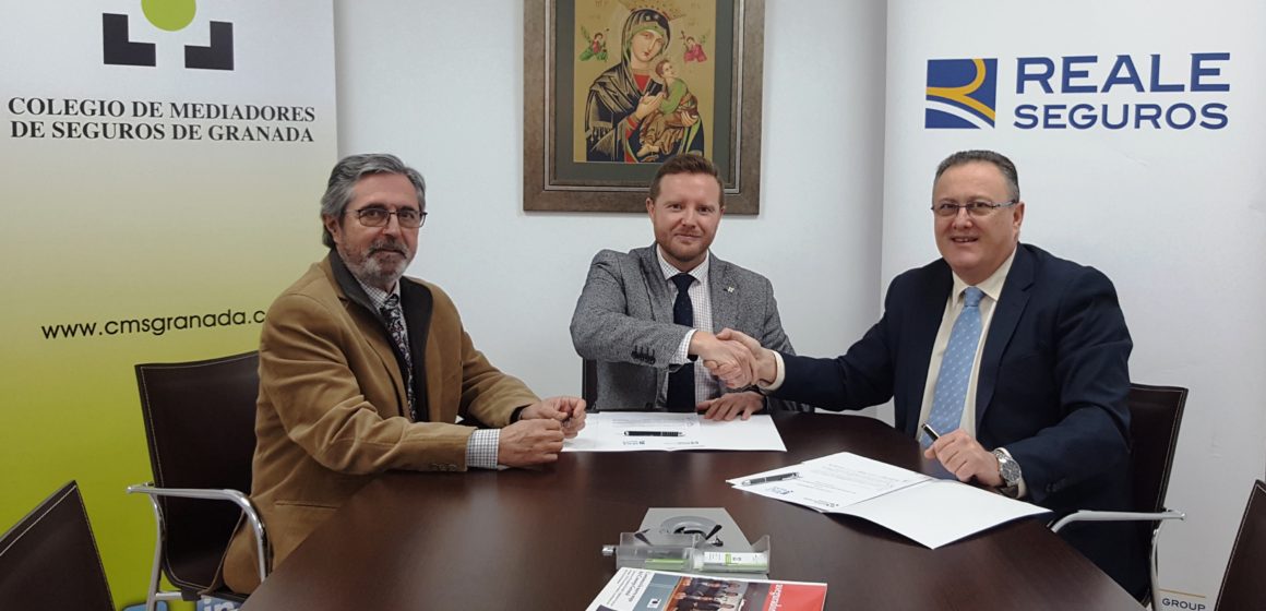 Reale Seguros y el Colegio de Mediadores de Seguros de Granada firman un nuevo acuerdo institucional Reale Seguros y el Colegio de Mediadores de Seguros de Granada firman un nuevo acuerdo institucional