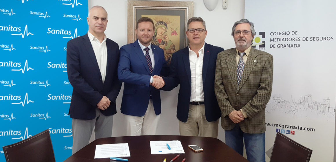 El Colegio de Mediadores de Seguros de Granada y Sanitas formalizan la renovación de su acuerdo protocolario El Colegio de Mediadores de Seguros de Granada y Sanitas formalizan la renovación de su acuerdo protocolario