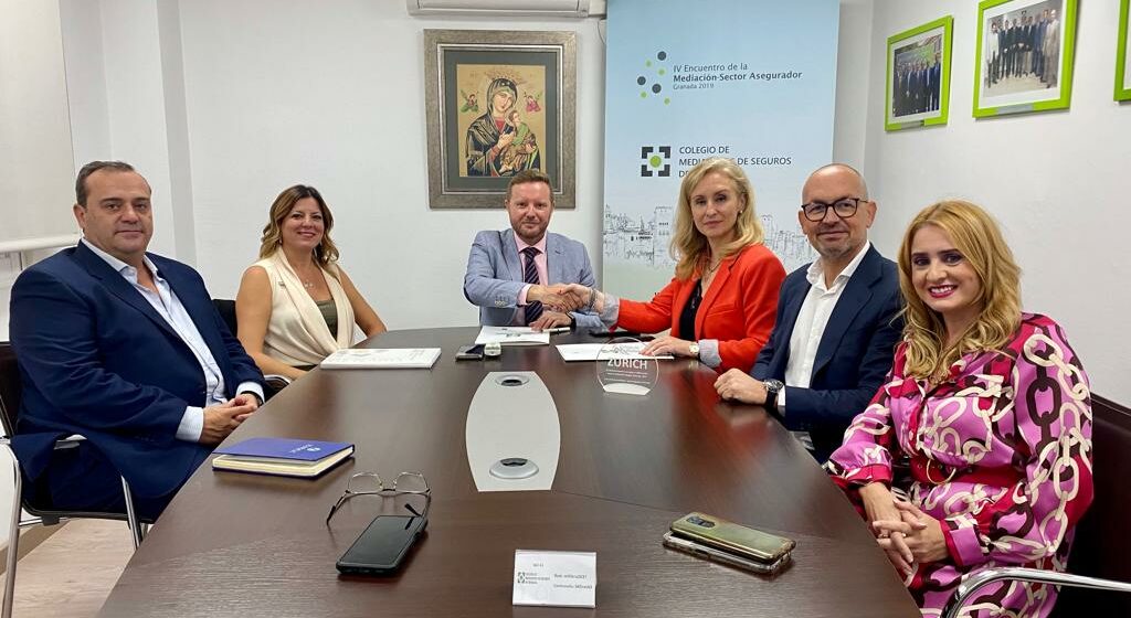 Nuevo acuerdo de colaboración entre el Colegio de Mediadores de Seguros de Granada y Zurich Seguros Nuevo acuerdo de colaboración entre el Colegio de Mediadores de Seguros de Granada y Zurich Seguros