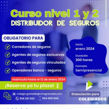 Curso de Formación Nivel 1 y 2 Distribuidor de Seguros Curso de Formación Nivel 1 y 2 Distribuidor de Seguros