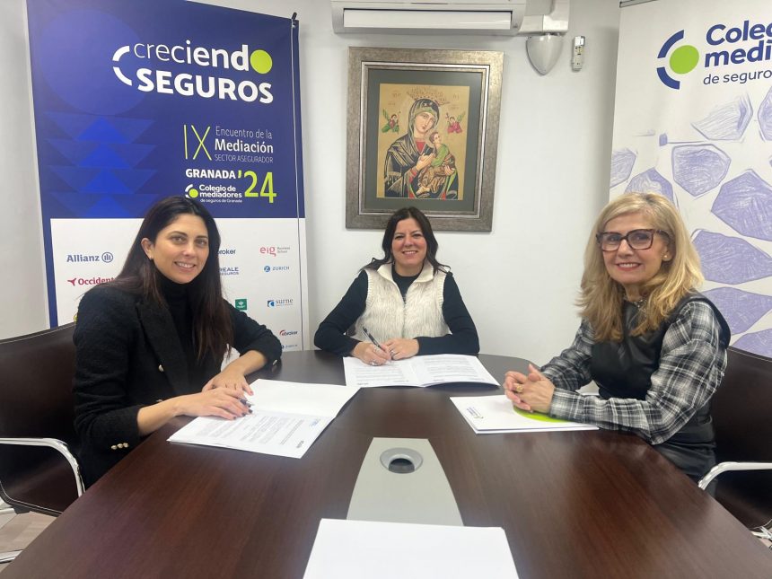El Colegio de Mediadores de Seguros de Granada y la insurtech europea Stoïk refuerzan su colaboración